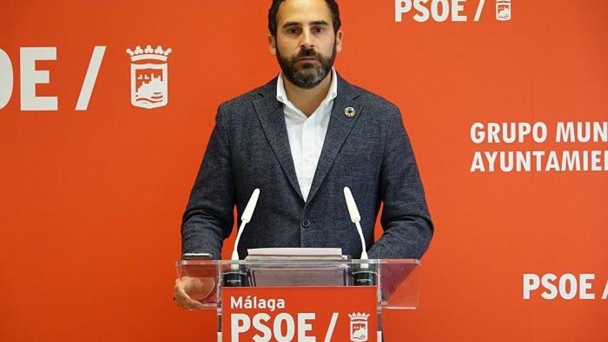 Daniel Pérez, líder del grupo municipal Socialista.