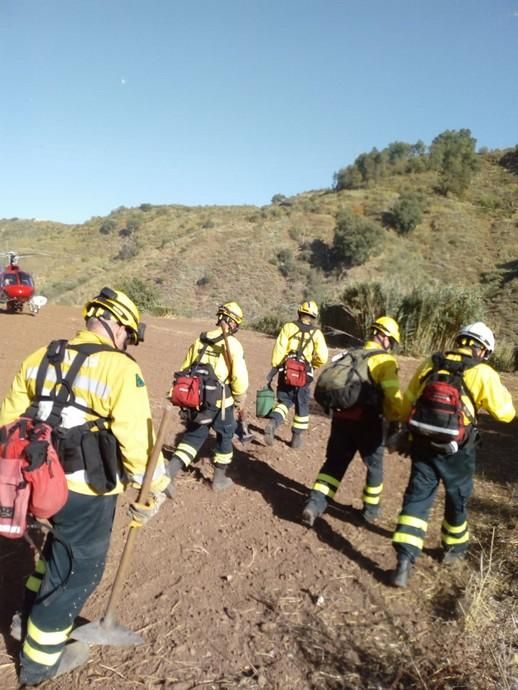 Conato de incendio en el barranco de Utiaca en Gran Canaria