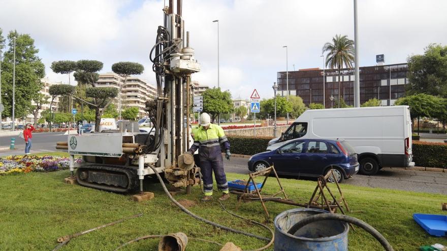 Comienzan los sondeos para construir el futuro aparcamiento subterráneo de Vallellano