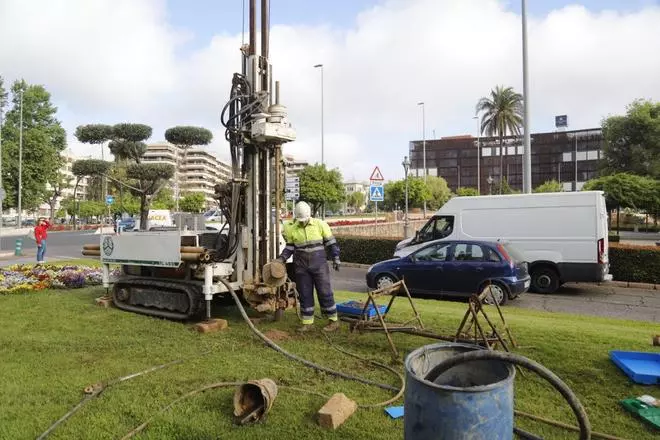 Comienzan los sondeos para construir el parking subterráneo de Vallellano
