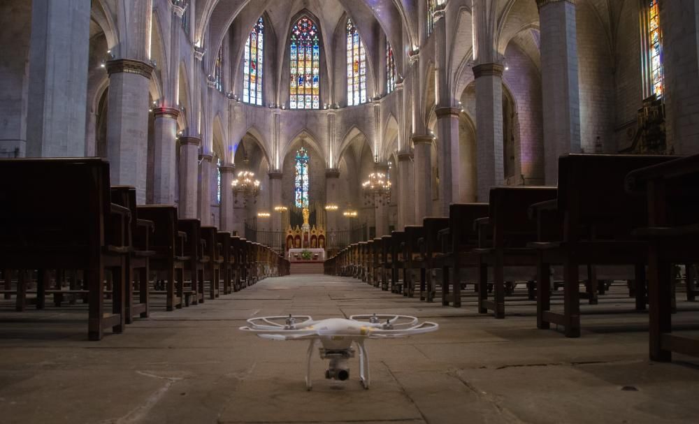 La Seu de Manresa a vista de dron