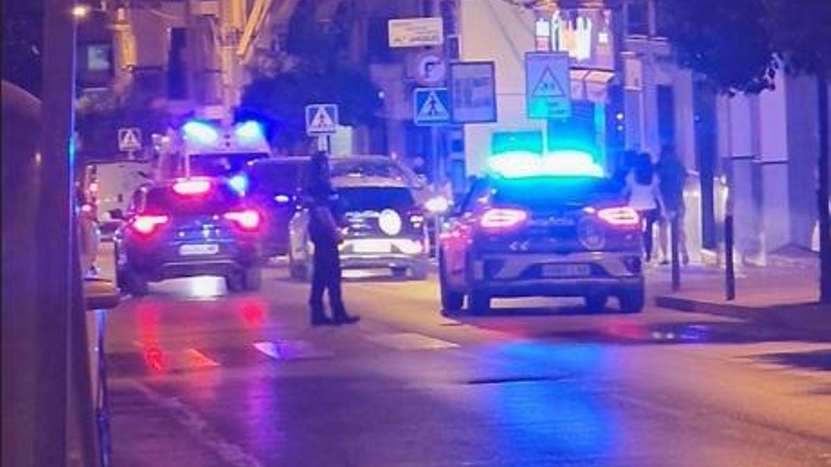 Los servicios de emergencias, en el lugar del accidente.