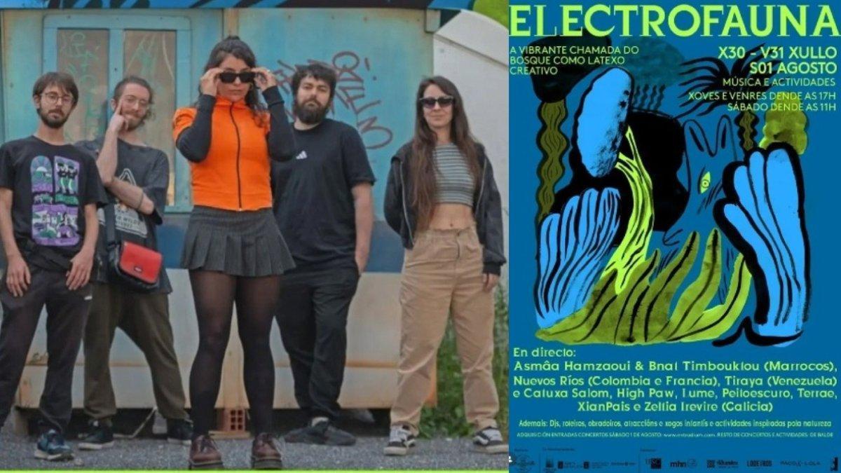 Cartel del Electrofauna 2026. Al lado, High Paw