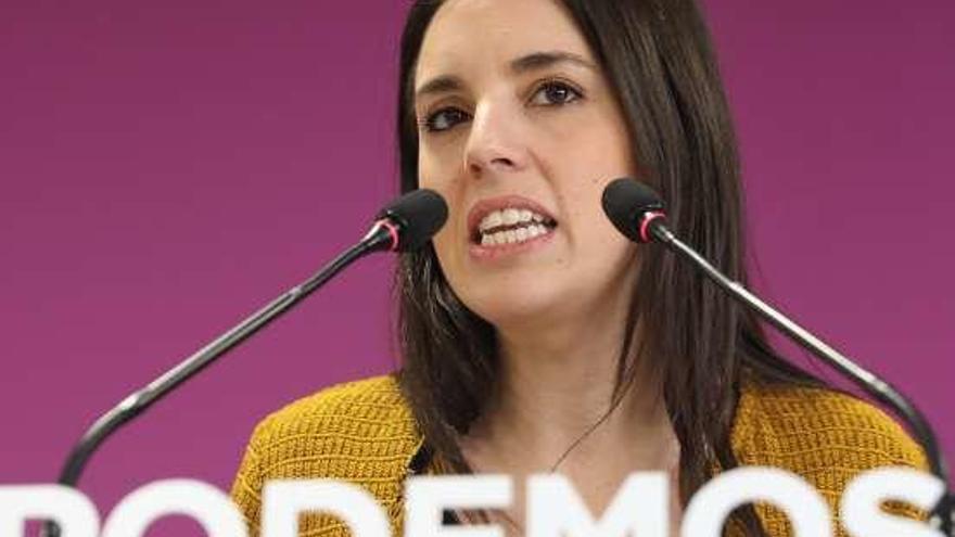 La &quot;número dos&quot; de Podemos, Irene Montero.  // Efe