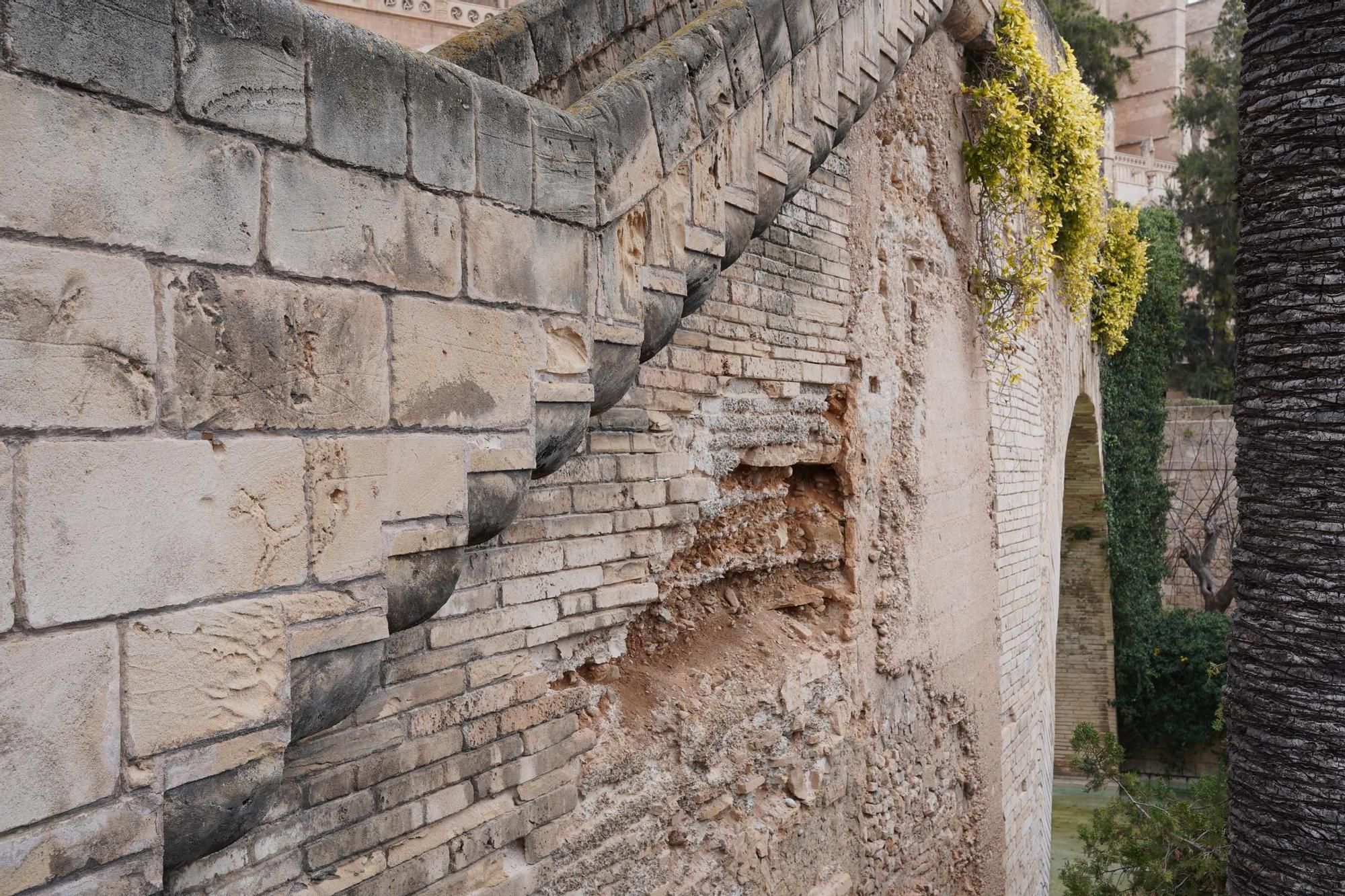 ARCA denuncia la degradación del Arc de la Drassana en S'Hort del Rei