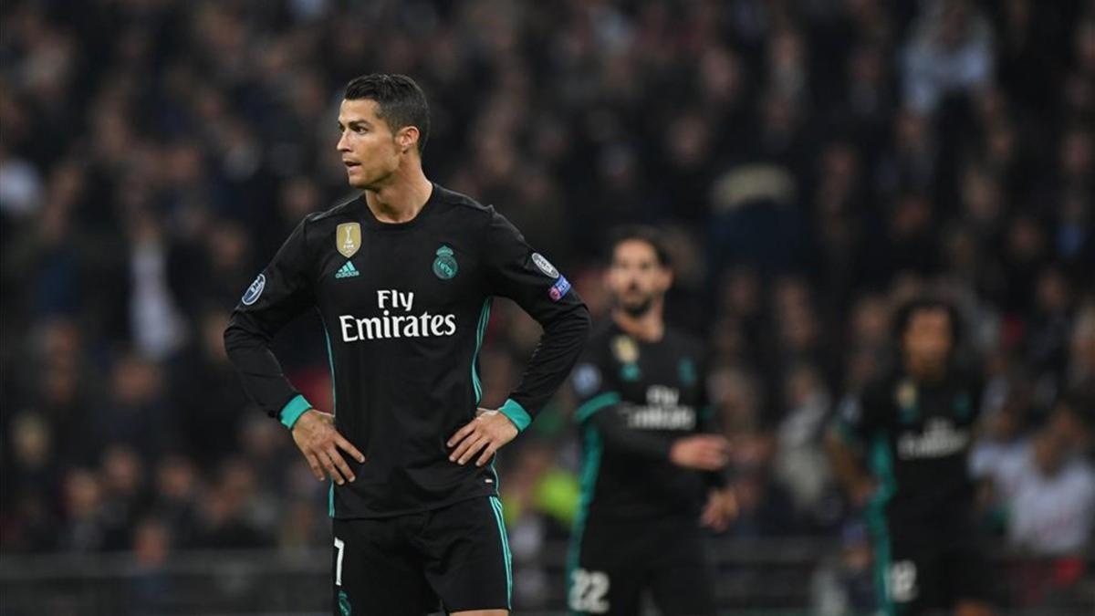 Cristiano Ronaldo no pudo evitar la derrota en Wembley