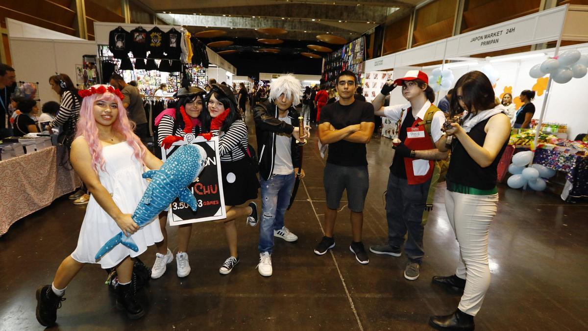 Una imagen de algunos ‘cosplayers’ durante una de las jornadas del Ultimate Manga, celebrado este pasado fin de semana.