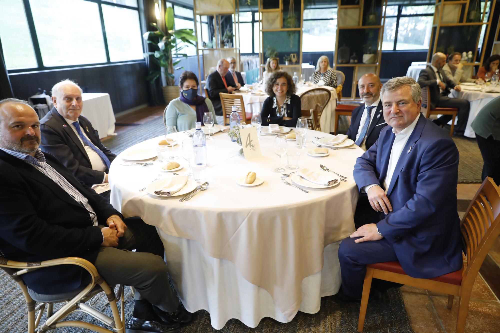 Ceremonia del Club Rotario de Gijón