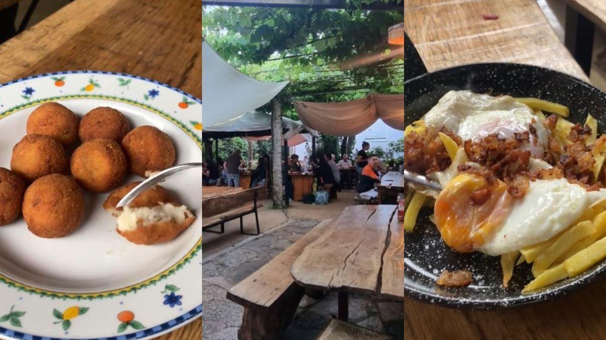 Algunas de las tapas que puedes pedir en este furancho.
