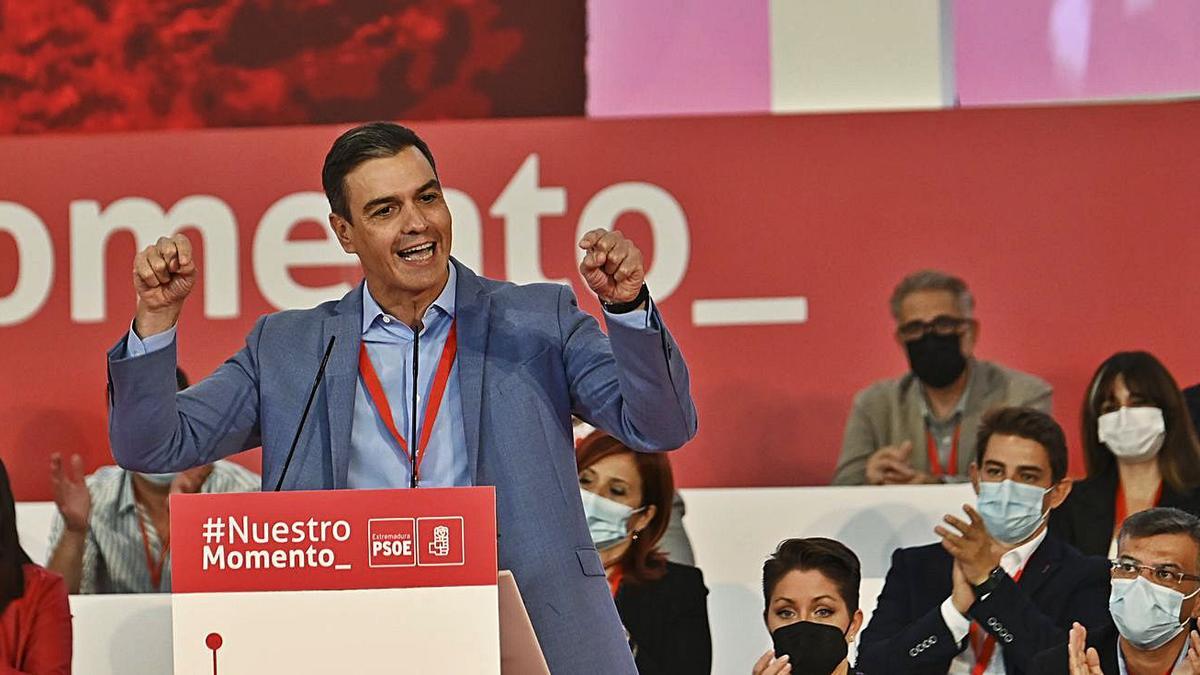 Pedro Sánchez al Congrés del PSOE a Extremadura | EUROPA PRESS