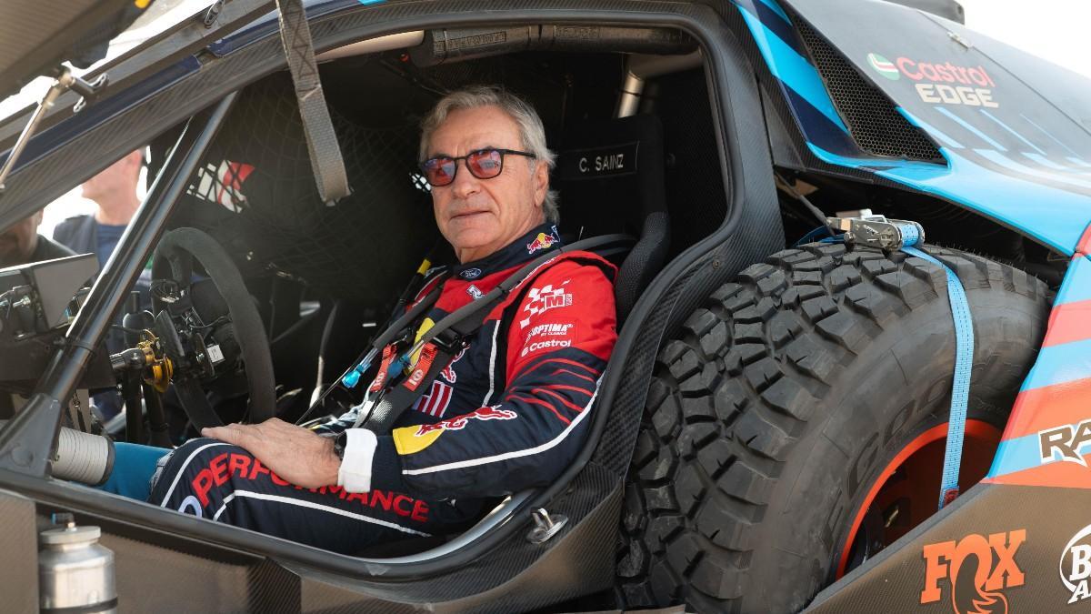 Sainz, en una imagen de la edición 2025 del Dakar