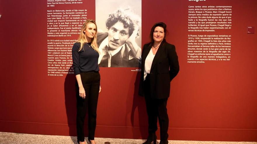 Inauguración de una muestra de Chagall en la Fundación Barrié