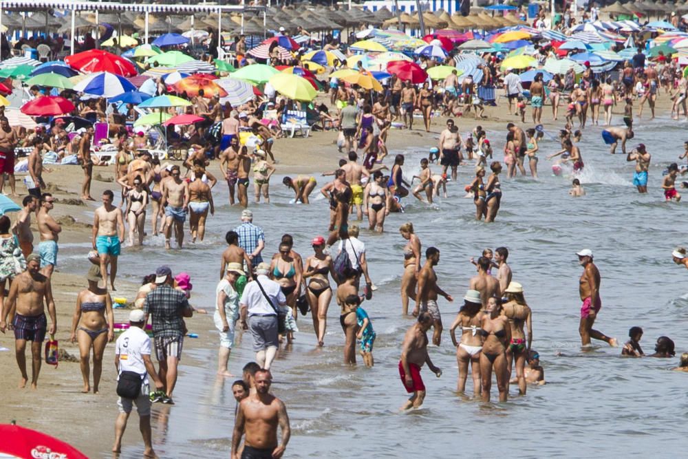 Finde de fuerte calor en Valencia