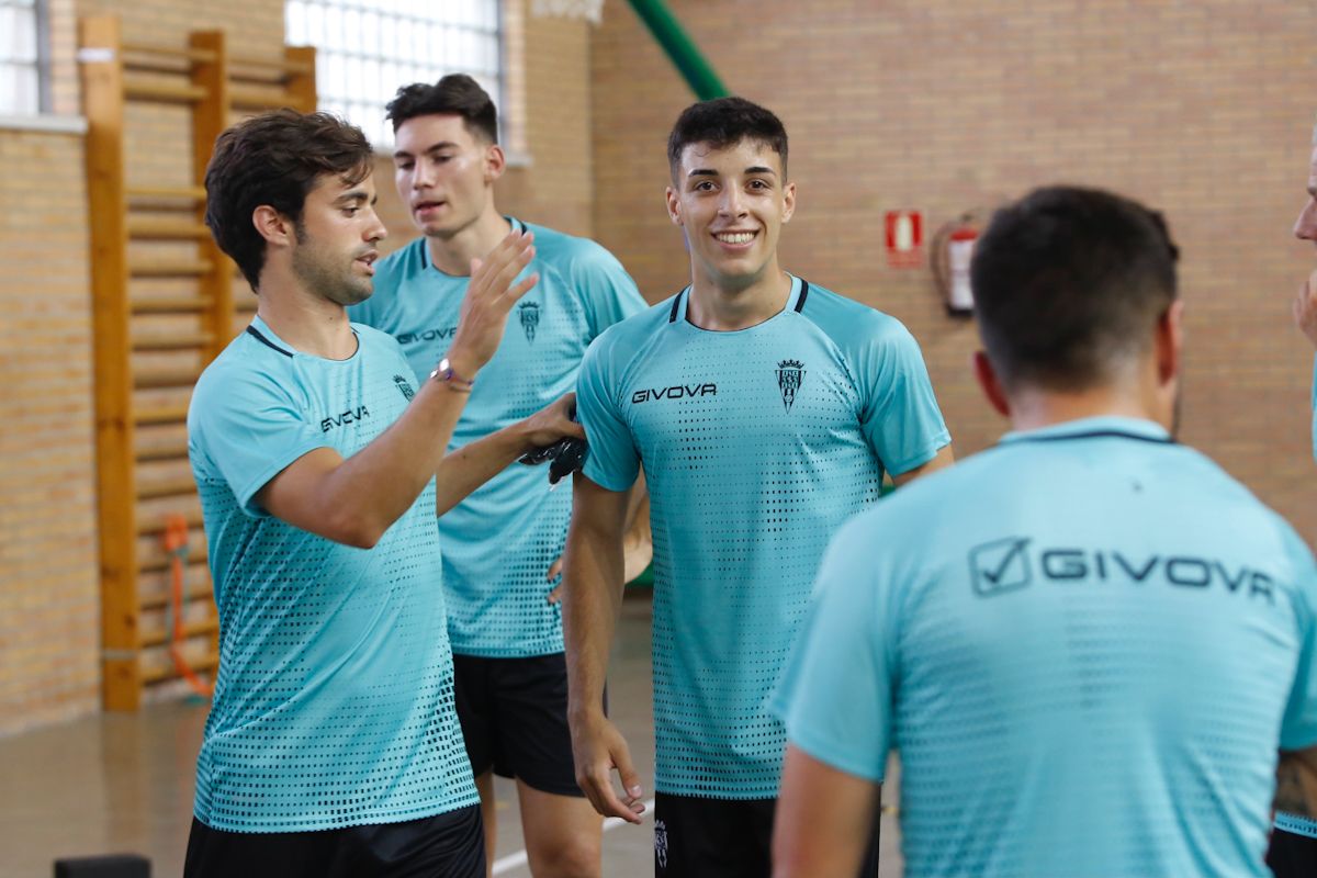 La primera sesión en pista del Córdoba Futsal en imágenes