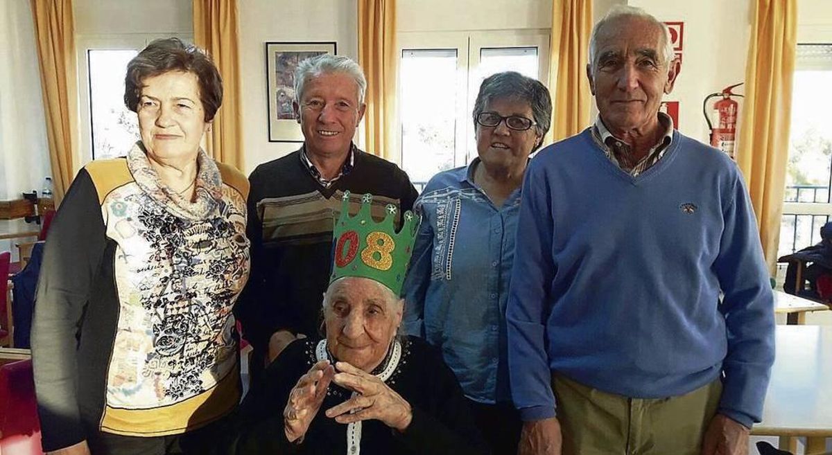 Una reina de 108 eneros