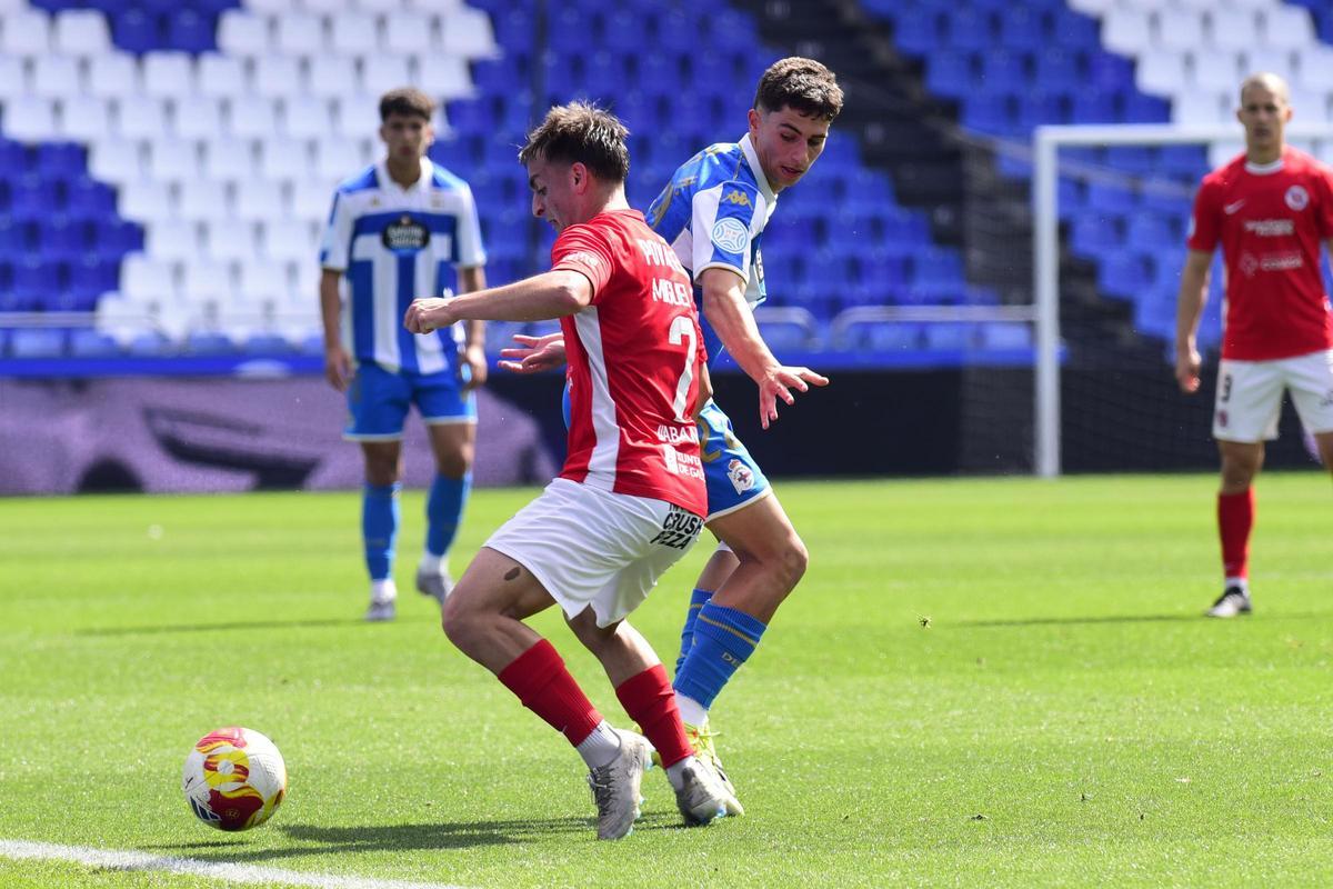Fabril 3 - 0 UD Ourense: las puertas de bronce se abren para el filial blanquiazul