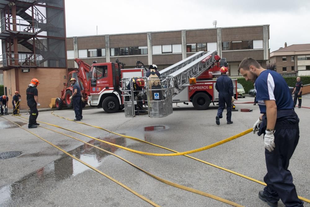 Nuevos bomberos de Oviedo