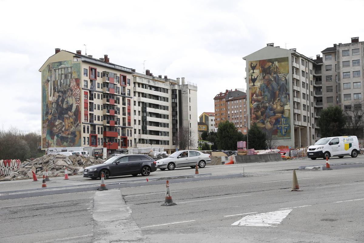 Las obras en la Ronda Sur.