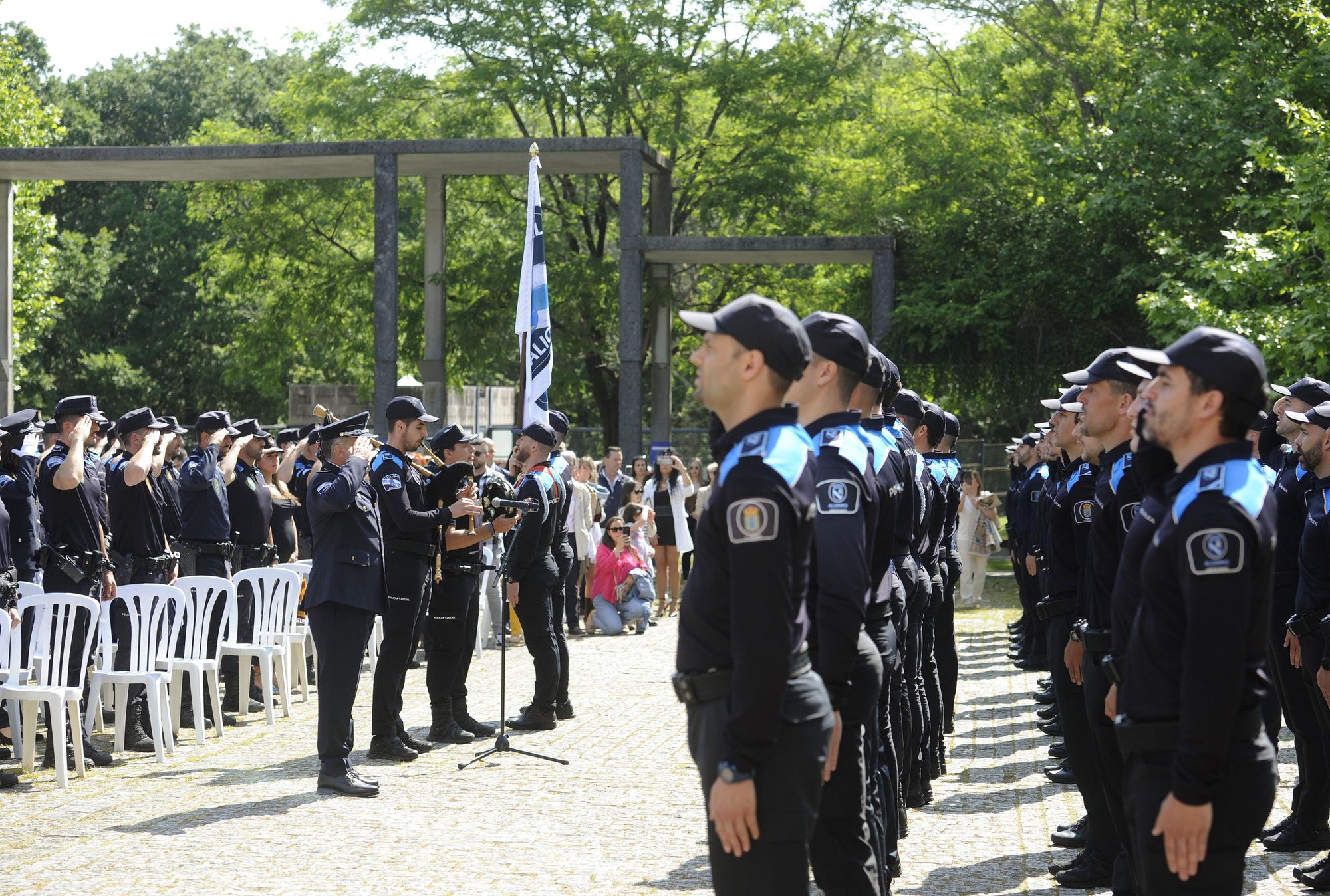 Masiva entrega de distinciones en la academia gallega de Policía Local