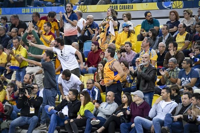 09-02-20 DEPORTES. PABELLON GRAN CANARIA ARENAS. SIETE PALMAS. LAS PALMAS DE GRAN CANARIA. Partido de baloncesto entre los equipos del Herbaife GC y el Barcelona.    Fotos: Juan Castro.