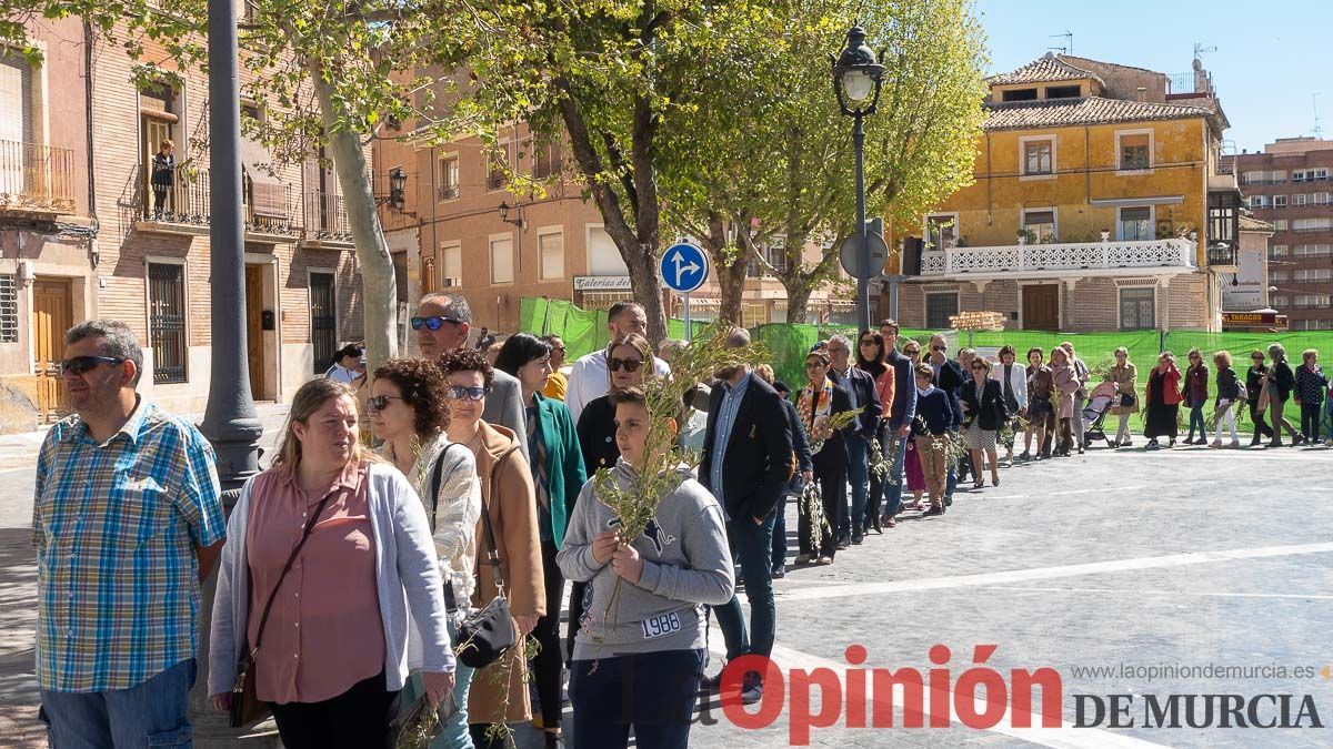 Procesión de Domingo de Ramos en Caravaca