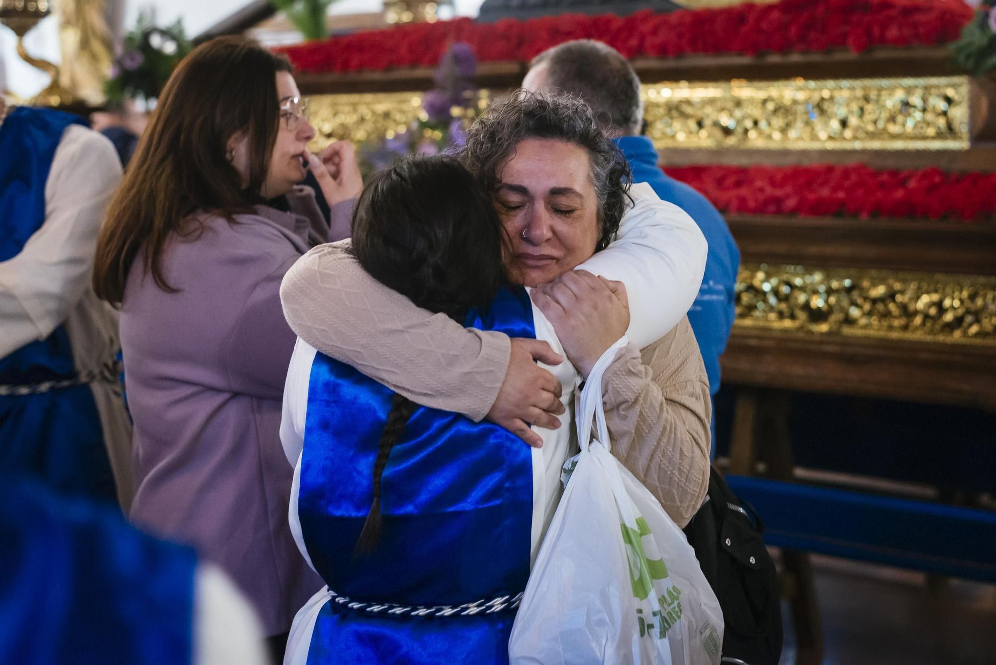 El temporal ahoga el Miércoles Santo en Mérida