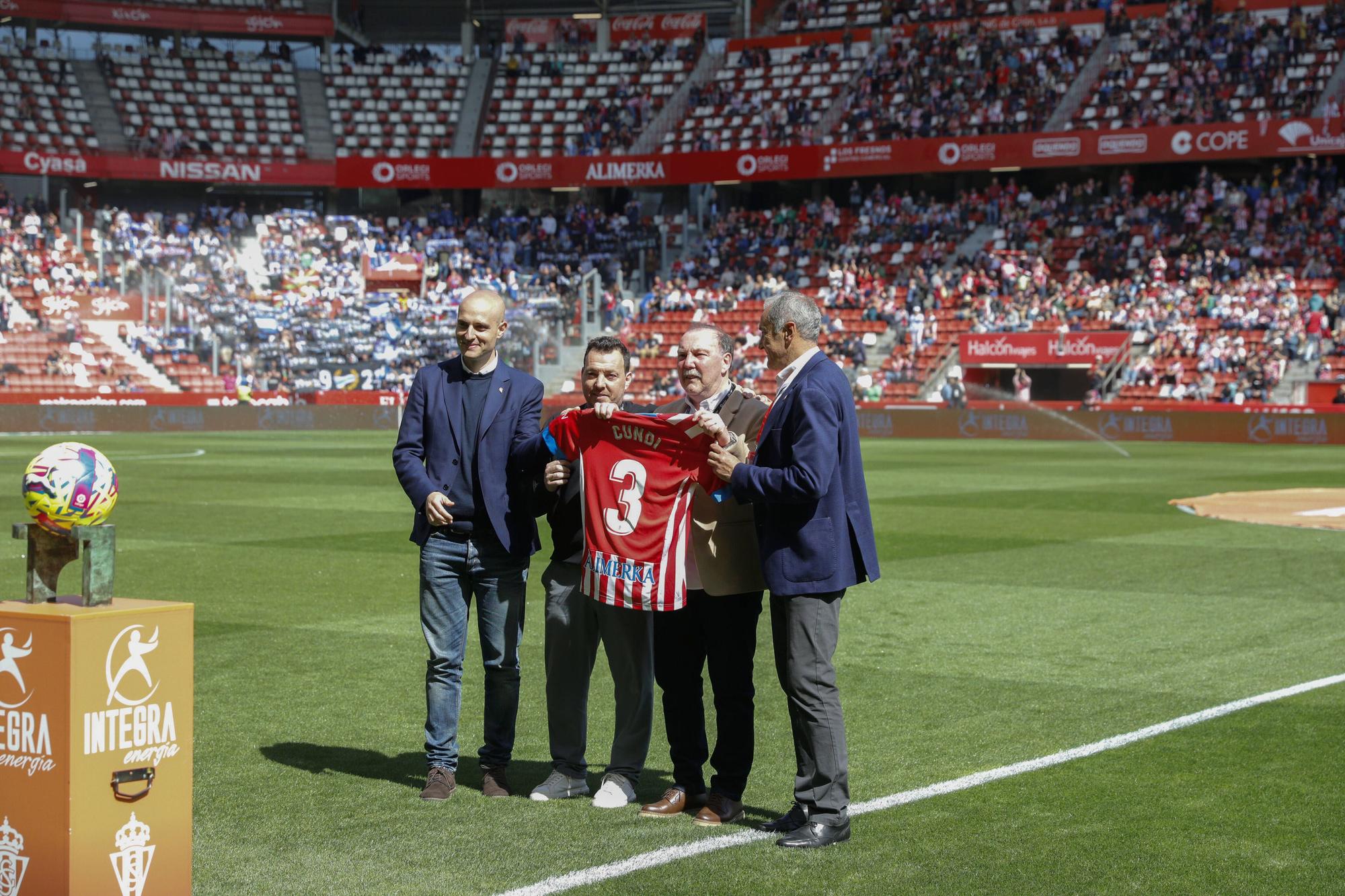 Así fue el encuentro entre el Sporting y el Alavés