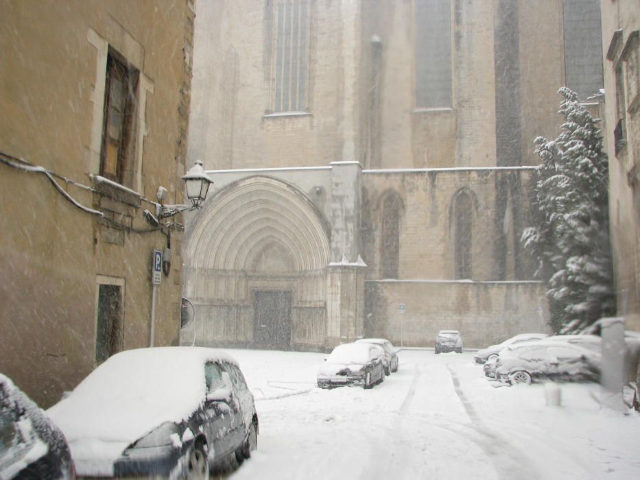 La nevada del març de 2010 a Girona