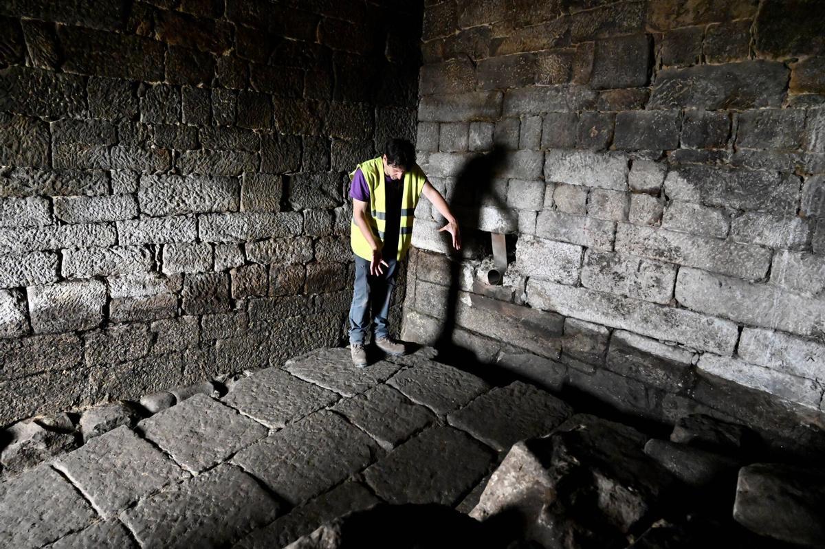 PONTEVEDRA.Estado de las excavaciones arqueológicas en el Convento de Santa Clara