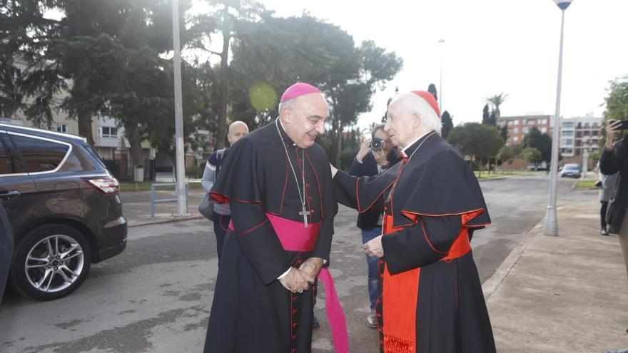 El nuevo Arzobispo se reencuentra con Cañizares en el seminario de Moncada