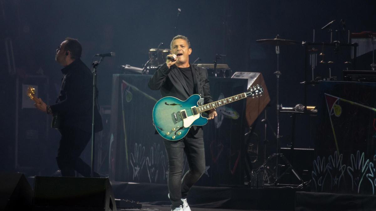 Un concierto reciente de Alejandro Sanz