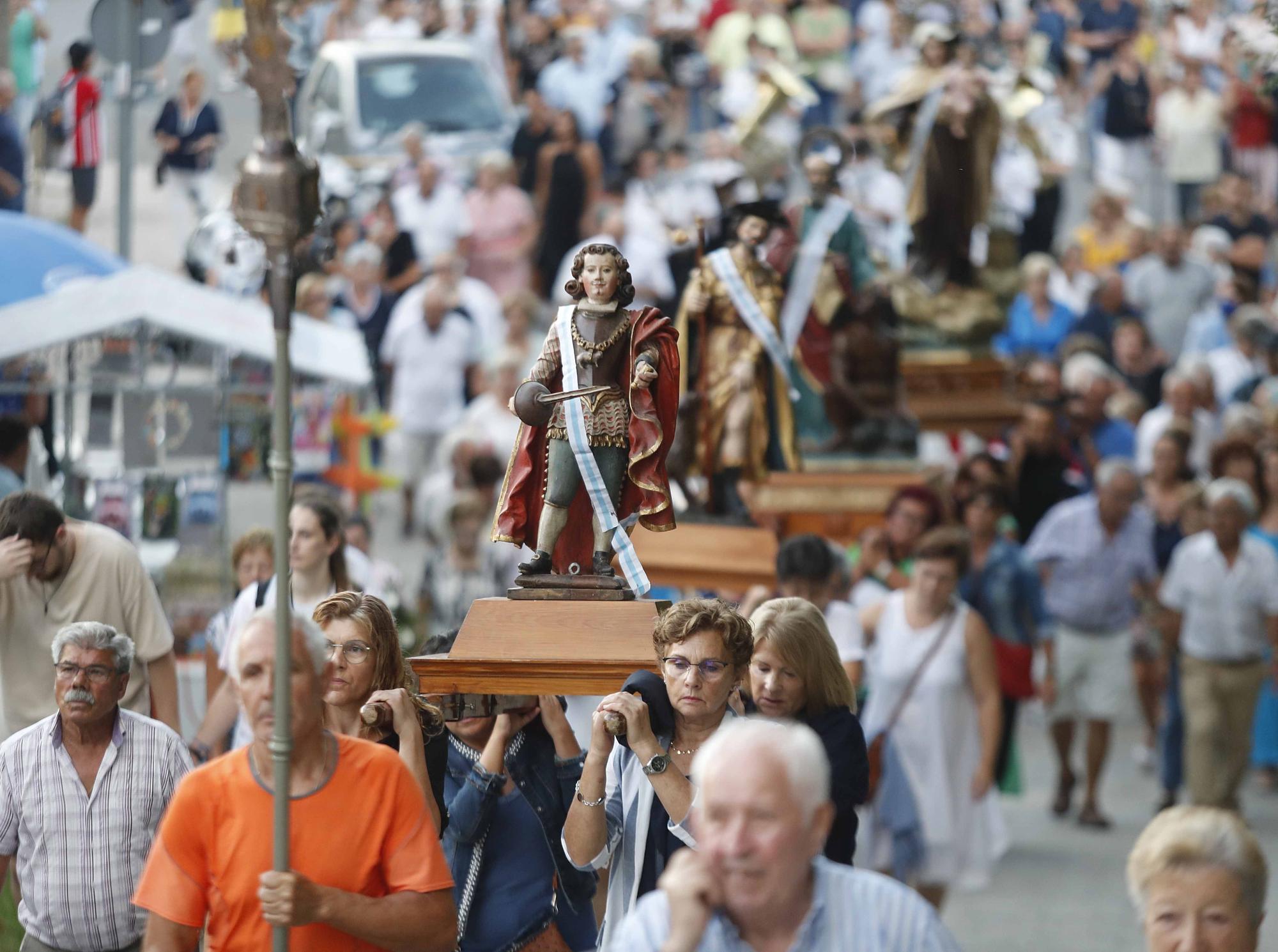 Fiestas en Moaña: Los "tercos y festeiros" de Meira celebran Sametolaméu con un pregonero de lujo