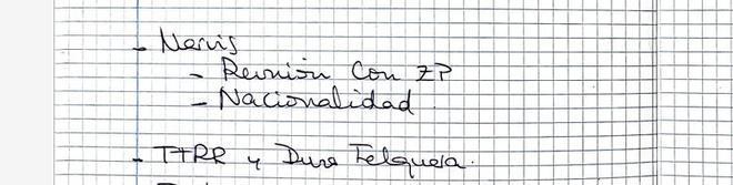 Leire Díez alude en sus notas a vínculos entre Zapatero y un cargo de Chávez que Anticorrupción sitúa en el caso Plus Ultra