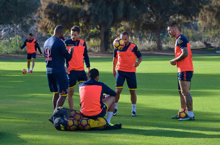 Entrenamiento de la UDLP en Las Burras