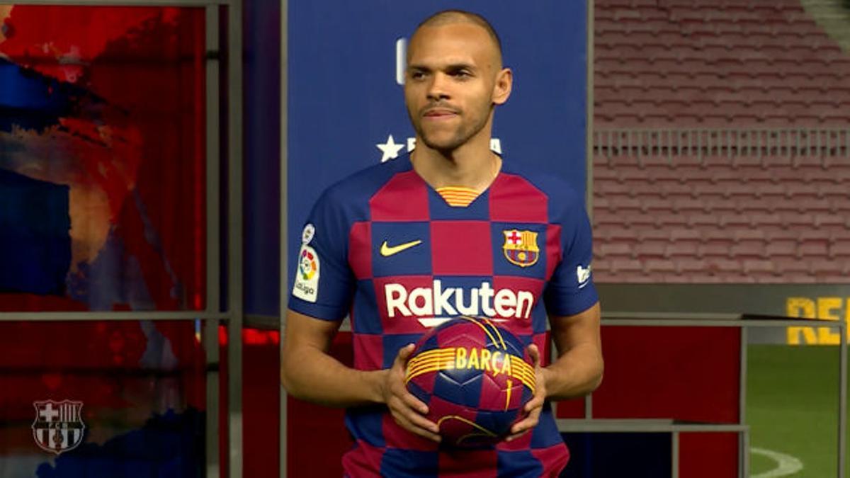 Braithwaite ya luce los colores del Barça