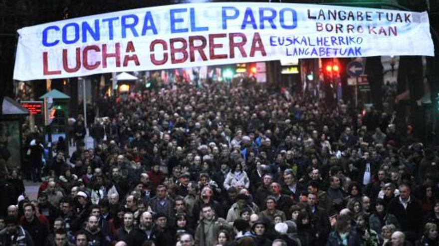 Bilbao marcha contra la reforma laboral y los recortes