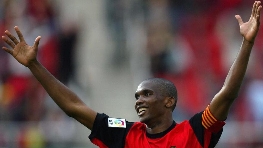 Samuel Etoo durante su época en el Real Mallorca.