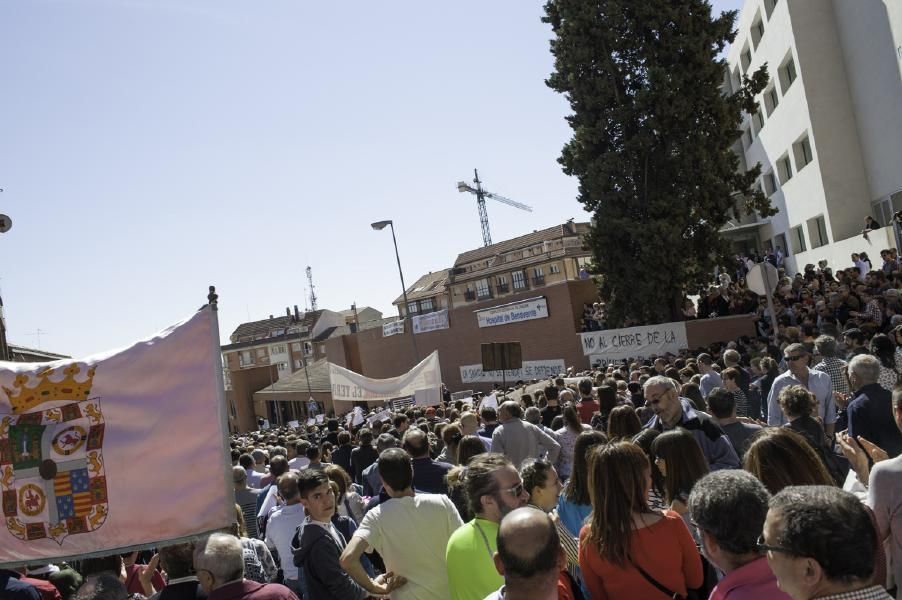 Manifestación en defensa de la sanidad en Benavent