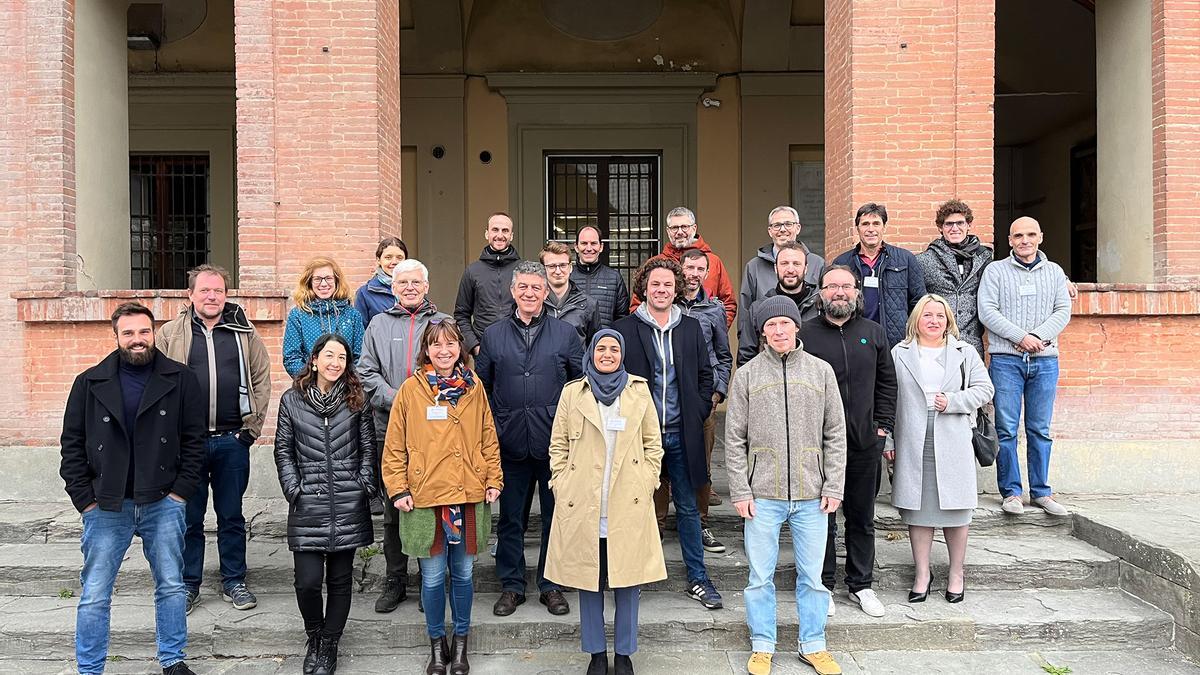 Participantes en el proyecto 'Leguminose', en el lanzamiento del proyecto, el pasado diciembre, en la Universidad de Florencia.