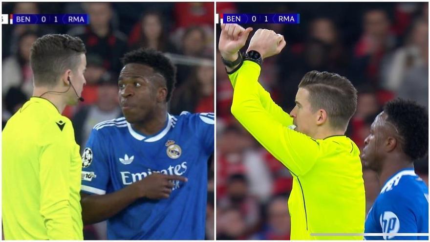 ¡Surrealista! Detienen el Benfica - Real Madrid por un incidente racista con Vinicius: La secuencia completa