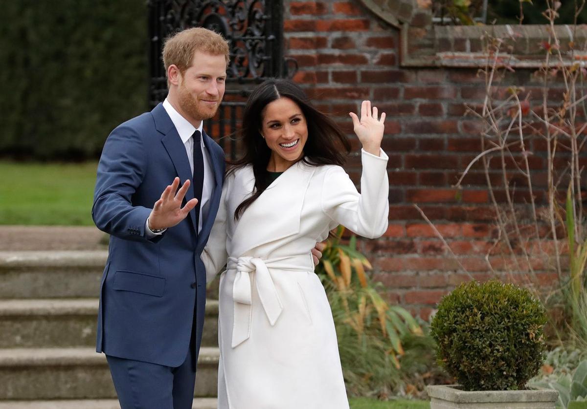 El Príncipe Harry y la actriz Meghan Markle posan por primera vez como prometidos