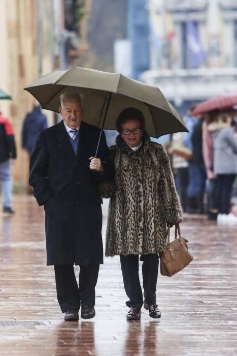 Los efectos del temporal "Ana" en Asturias