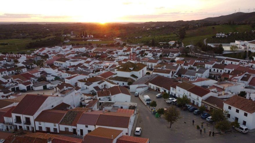 Panoràmica general del municipi d’El Granado, a Huelva