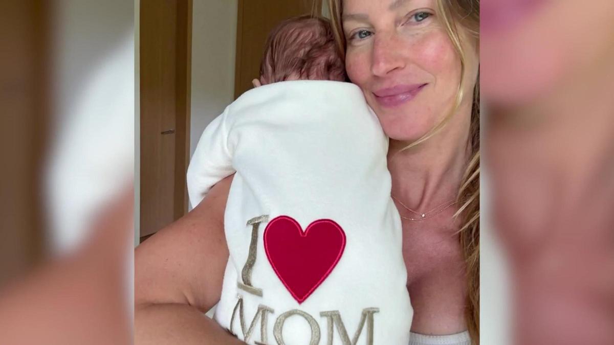 Gisele Bündchen comparte las primeras imágenes de su bebé