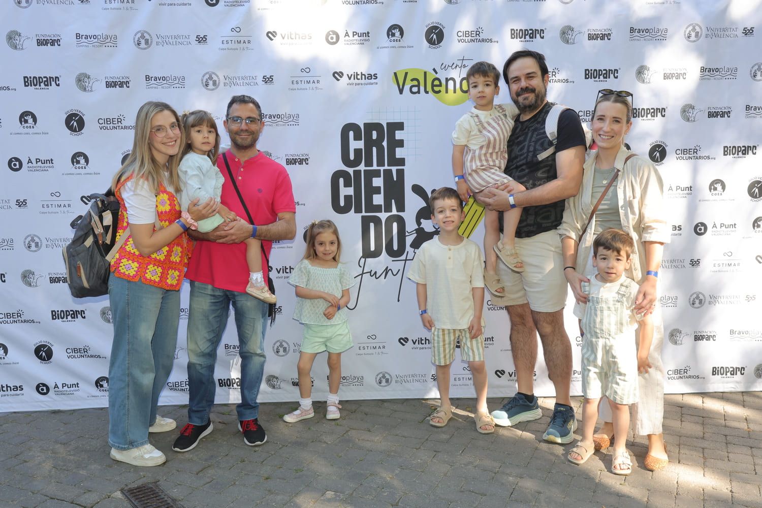 'Creciendo Juntos' en Bioparc València: photocall de todos los asistentes
