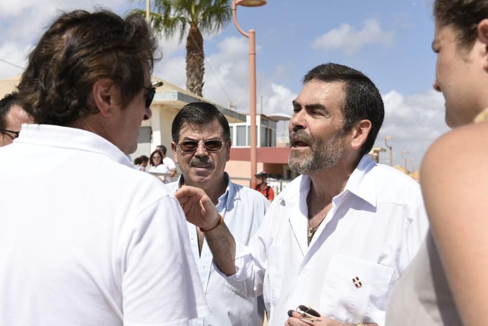 Protestas por el estado del Mar Menor en Los Nieto