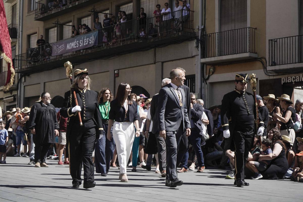 La imatgeria ha generat una gran expectació durant el diumenge de Festa Major de Manresa