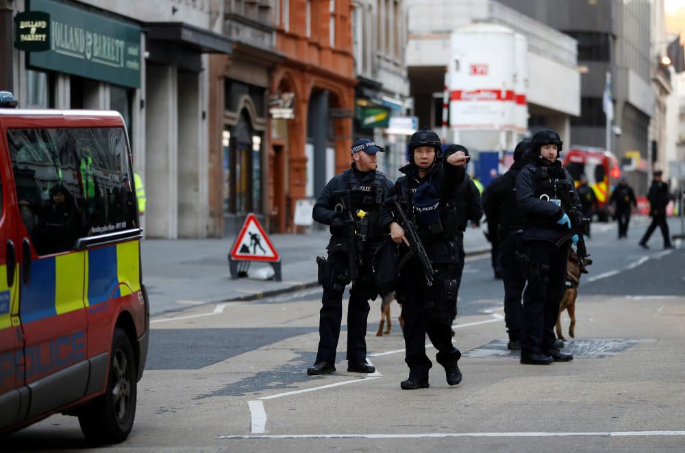 Atentado terrorista en el puente de Londres