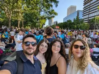 Diego Knetter (27 años), de Zaragoza a Madrid para ver al Papa: "Lo que me ha movido es la fe"