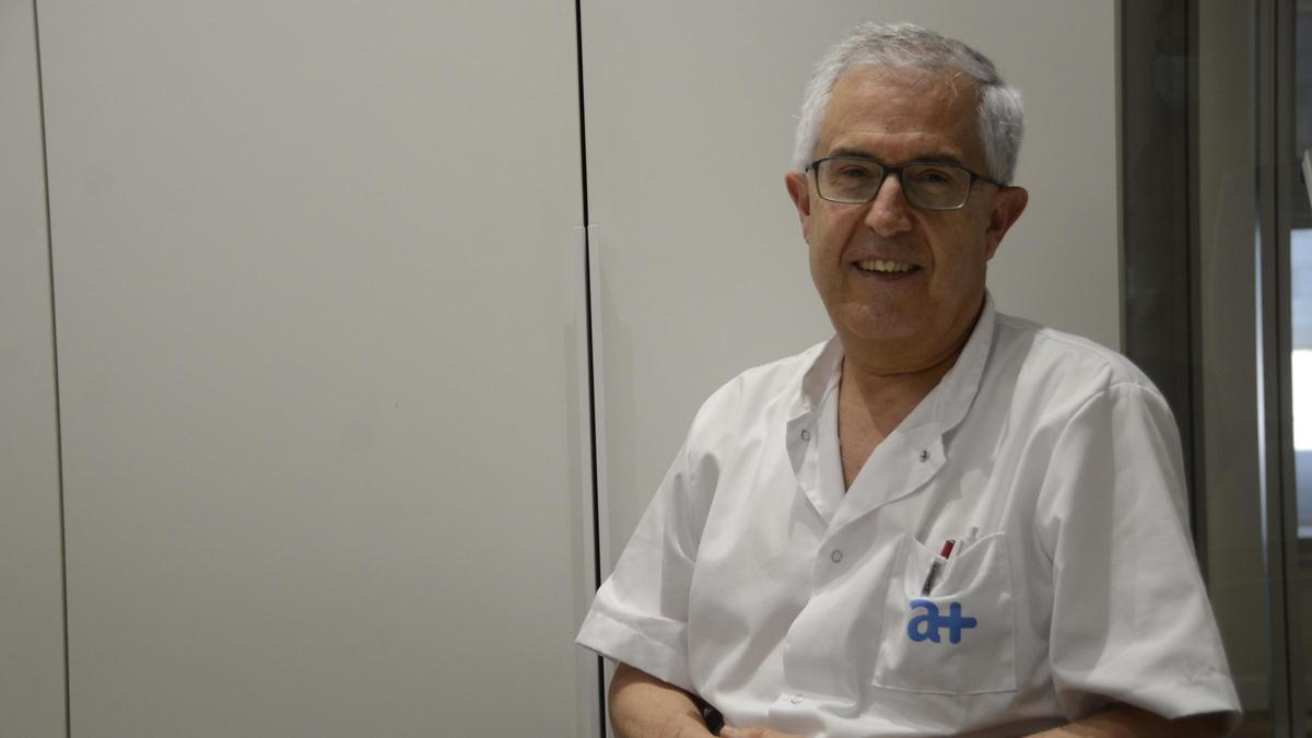 Rafel Pérez és el cap de la unita de Malalties Infecioses de la Fundació Althaia